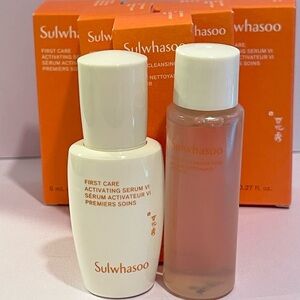 Sulwhasoo Skincare pack, First Care Serum and Gentle Cleansing Foam